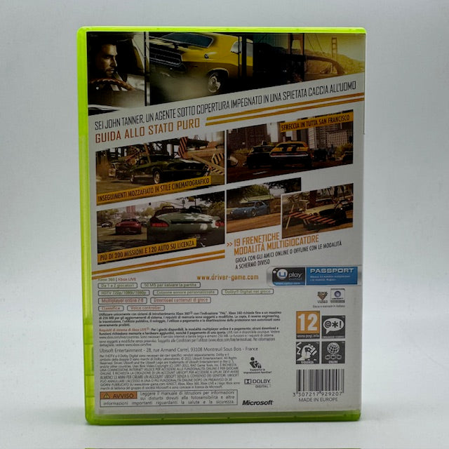Driver San Francisco Xbox 360 PAL ITA (Usato)