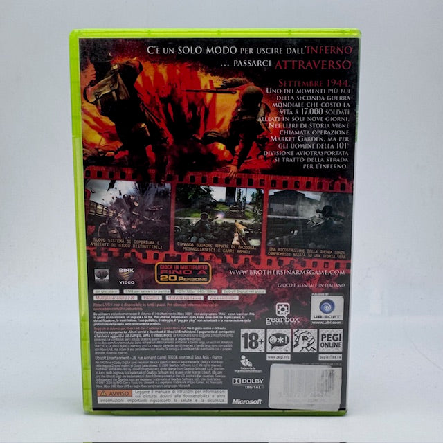 BROTHER'S IN ARMS HELL'S HIGHWAY Xbox 360 PAL ITA (USATO)