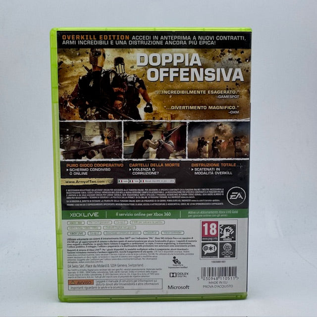 Army of Two The Devil's Cartel Overkill Edition X360 Xbox 360 Pal Ita (USATO)