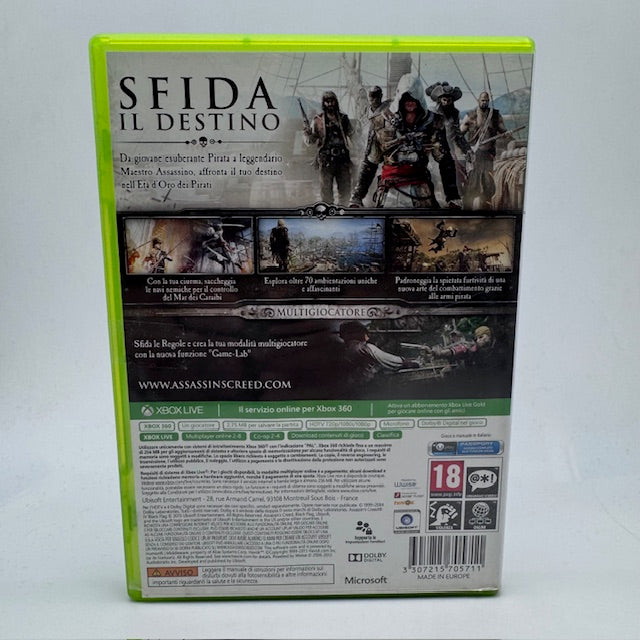 Assassin’s Creed IV 4 Black Flag Xbox 360 PAL ITA (USATO)