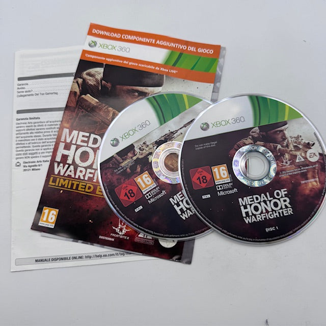 Medal Of Honor Warfighter Limited Edition Xbox 360 PAL ITA (USATO)