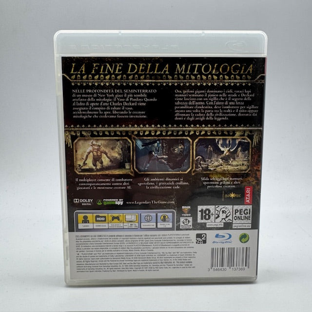 Legendary PS3 Playstation 3 PAL ITA (usato)