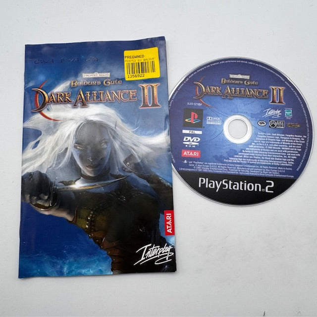 Baldur's Gate Dark Alliance II PS2 Playstation 2 PAL ITA (USATO)