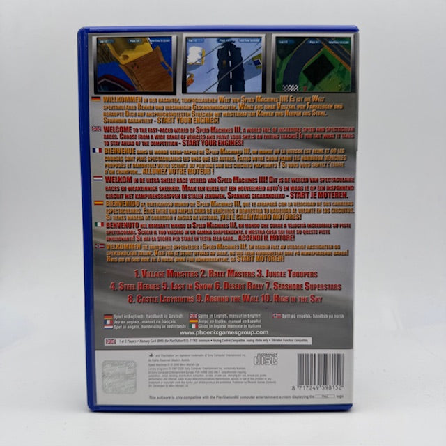 Speed Machines III PS2 Playstation 2 PAL MULTI (USATO)