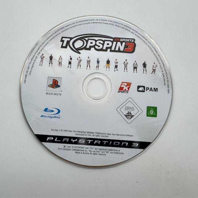 Topspin 3 PS3 Playstation 3 PAL ITA (usato)
