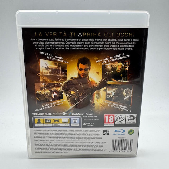 Deus Ex Human Revolution PS3 Playstation 3 PAL ITA (usato)