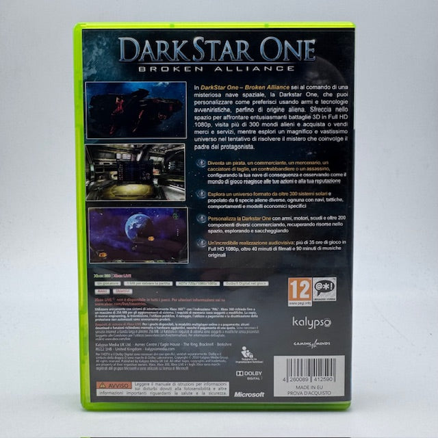 DARKSTAR ONE BROKEN ALLIANCE Xbox 360 PAL ITA (USATO)