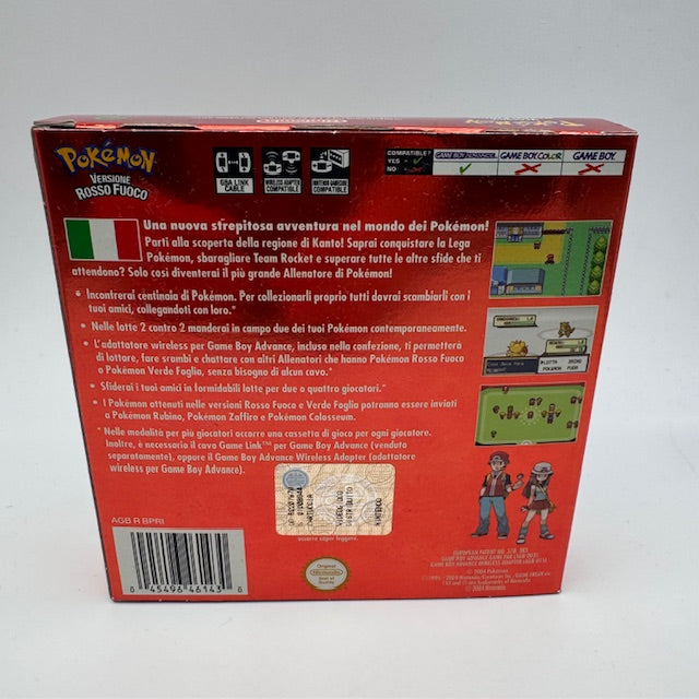 Pokemon Versione Rosso Fuoco Game Boy Advance GBA PAL ITA (USATO)