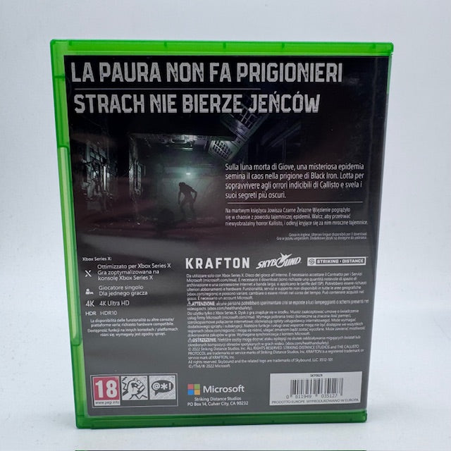 The Callisto Protocol Xbox Series X PAL ITA (USATO)