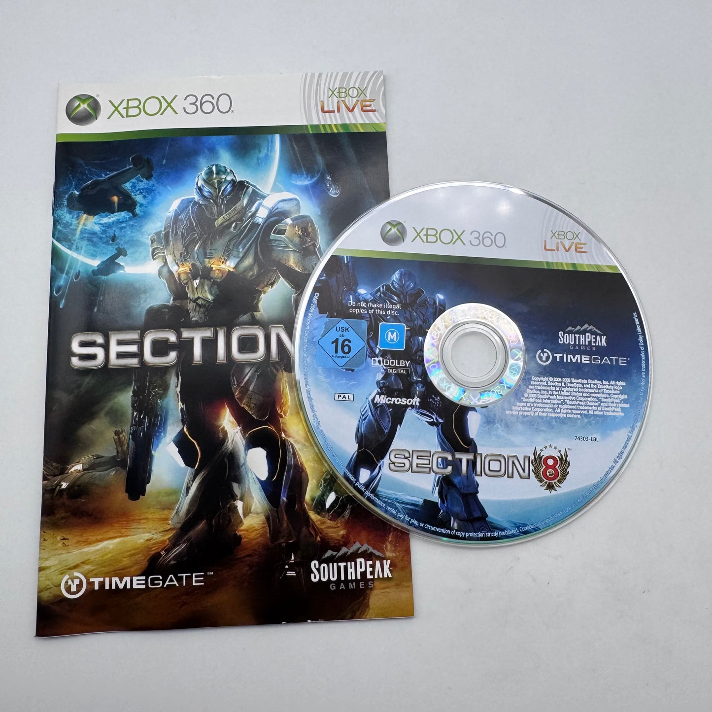 SECTION 8 Xbox 360 PAL ITA (USATO)