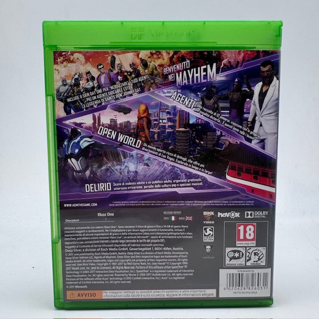Agents of Mayhem Day One Edition Xbox One/Series X PAL ITA (USATO)