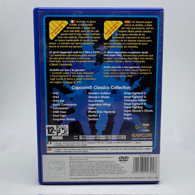 Capcom Classic Collection Vol.1 PS2 Playstation 2 PAL ITA (USATO)
