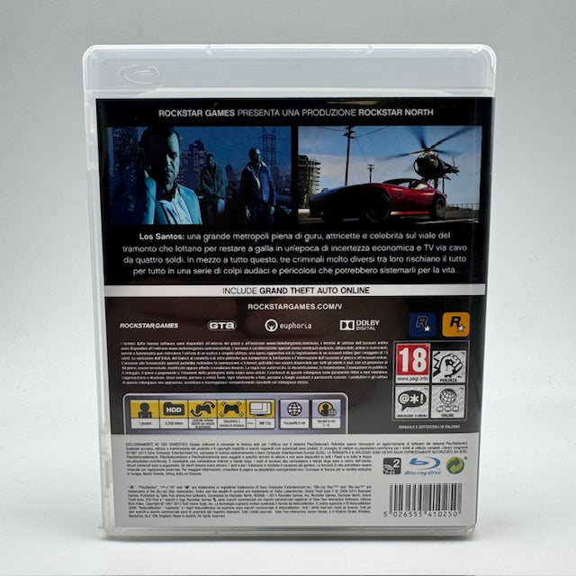 Grand Therft Auto V PS3 Playstation 3 PAL ITA (usato)