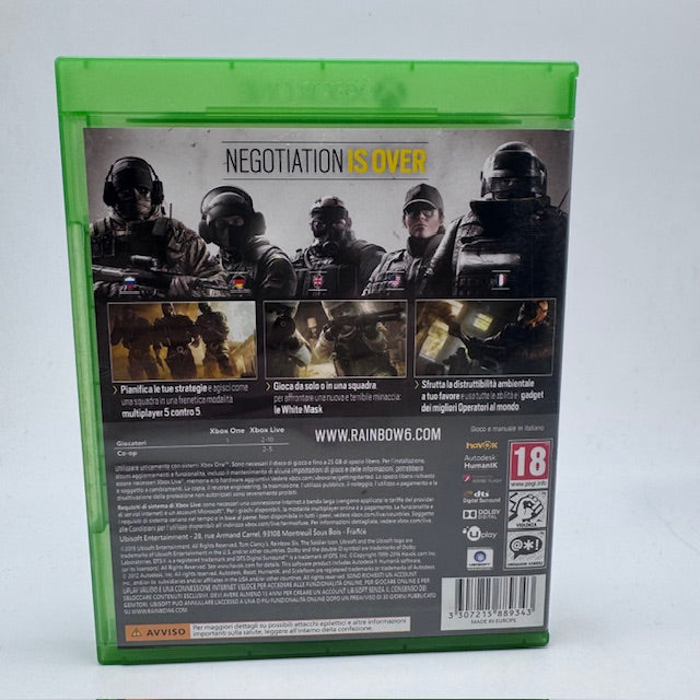 Tom Clancy's Rainbow Six Siege Xbox One/Series X PAL ITA (USATO)