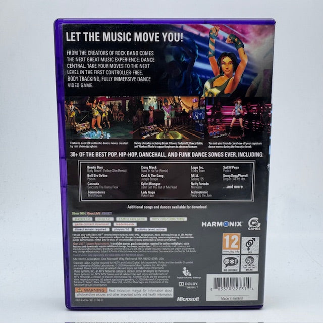 DANCE CENTRAL (Richiede KINECT) Xbox 360 PAL ITA (USATO)
