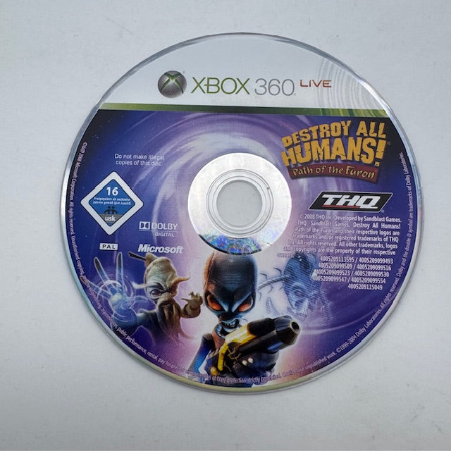 A CACCIA DI UMANI La Furia dei Furon Xbox 360 PAL ITA (USATO)