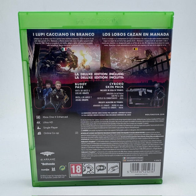 Wolfenstein Youngblood Deluxe Edition Xbox One/Series X PAL ITA (COME NUOVO)