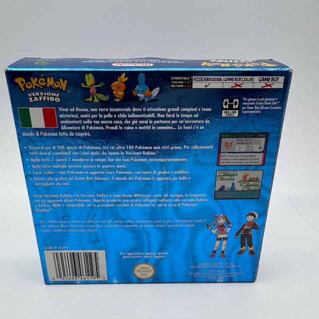 Pokemon Versione Zaffiro Game Boy Advance GBA PAL ITA (USATO)