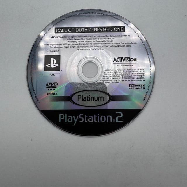 Call of Duty 2 Platinum PS2 Playstation 2 PAL ITA (USATO)