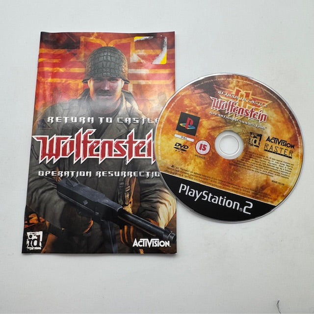 Return To Castle Wolfenstein: Operation Resurrection PS2 Playstation 2 PAL ITA (USATO)