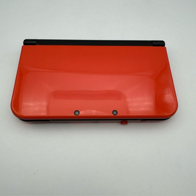 new 3ds xl arancio e nero con levetta aggiuntiva