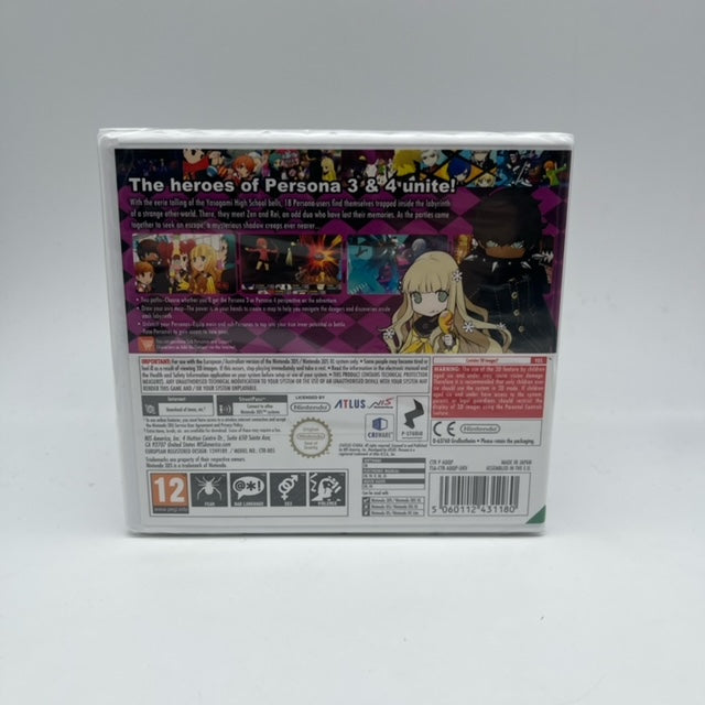 Persona Q Shadow Of The Labyrinth Nintendo 3DS PAL UK (NUOVO)