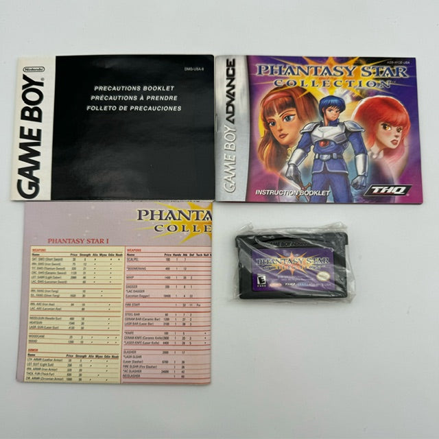 Phantasy Star Collection Game Boy Advance GBA Ntsc- Usa (USATO)