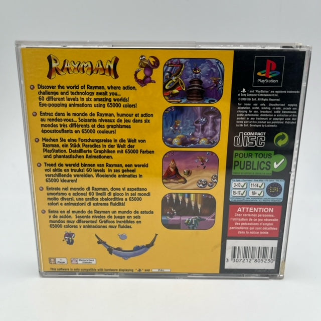Rayman PS1 Playstation 1 PAL Multi (USATO)