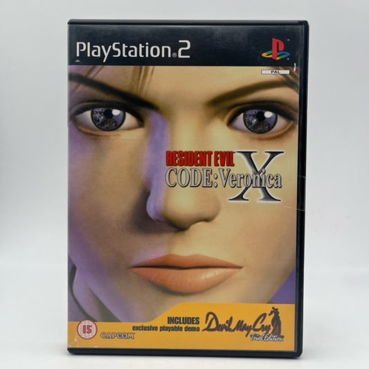 resident evil code veronica ps2 volto claire in copertina