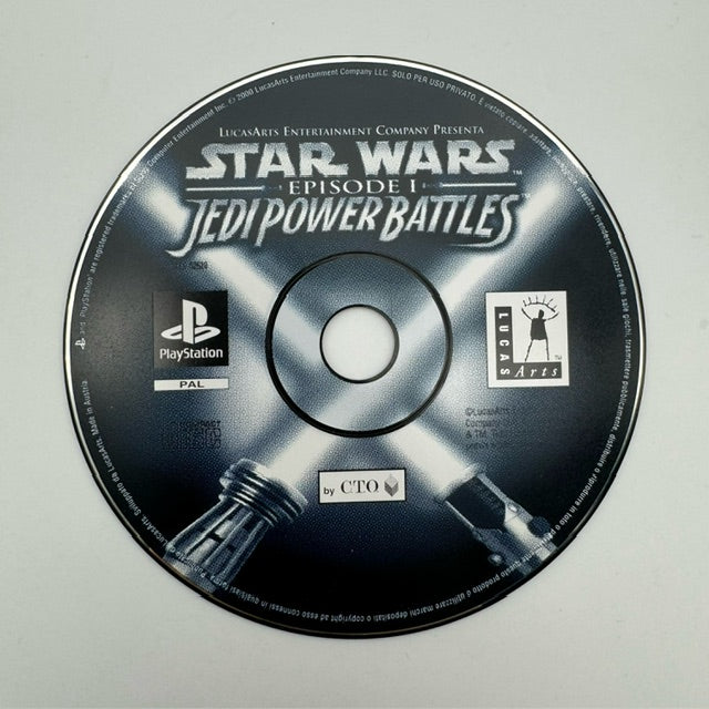 Star Wars Episode 1 Jedi Power Battles PS1 Playstation 1 PAL LOOSE (USATO)