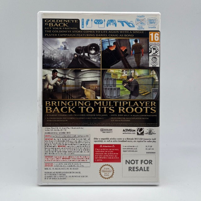 007 Goldeneye Con Classic Controller Pro Nintendo Wii PAL ITA/SPA (USATO)
