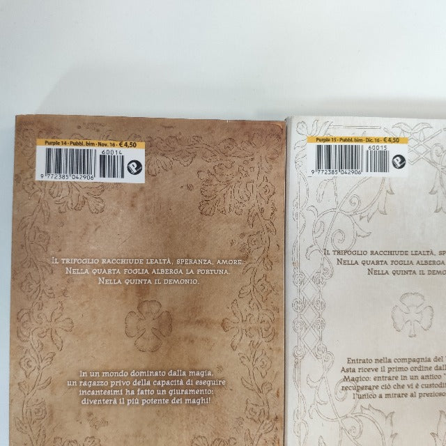 Black Clover Manga Planet Manga Yuki Tabata Prima Stampa Volumi 1-30