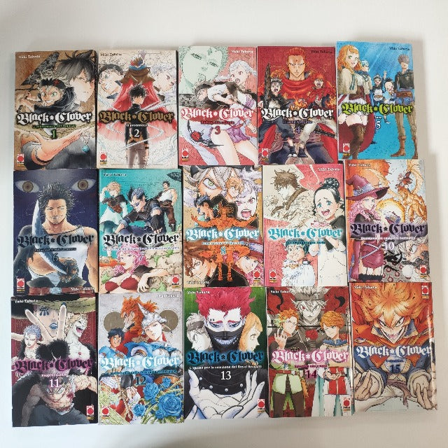 Black Clover Manga Planet Manga Yuki Tabata Prima Stampa Volumi 1-30