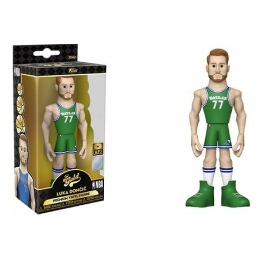 Confezione originale Funko con loghi Gold Luka Doncic (chase) colori marrone bianco verde