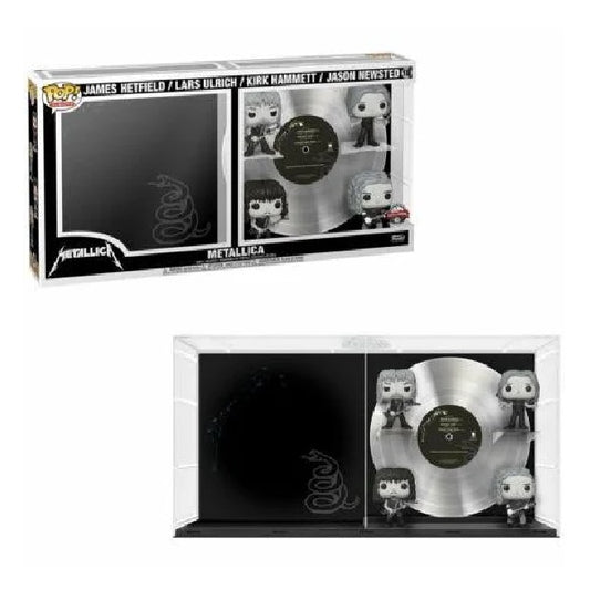 Confezione originale Funko con loghi Albums Metallica colori bianco nero grigio