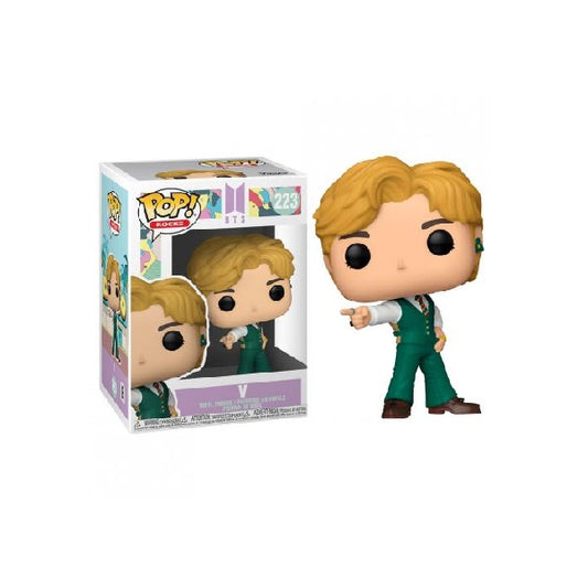 Confezione originale Funko con loghi Rocks Bts V colori giallo verde nero bianco
