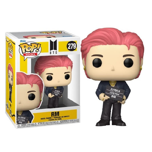 Confezione originale Funko con loghi Rocks Bts RM colori nero rosa giallo