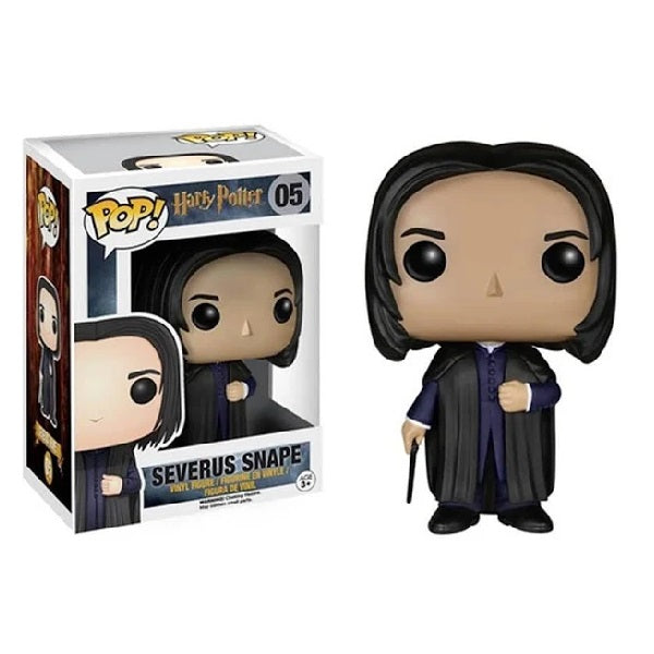 Confezione originale Funko con loghi Harry Potter Severus Snape colori rosa nero viola