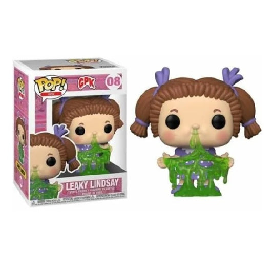 Confezione originale Funko con loghi GPK Leaky Lindsay in italia conosciuti come Sgorbions colori marrone viola verde