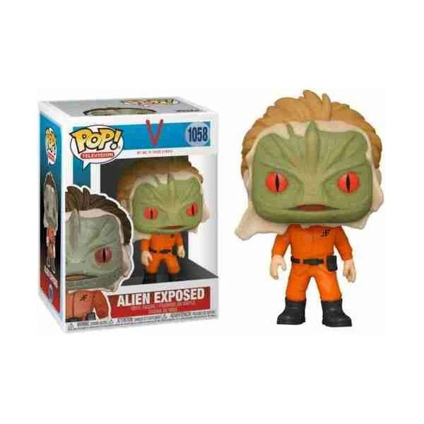 Confezione originale Funko con loghi V Alien Exposed colori arancione nero verde rosso