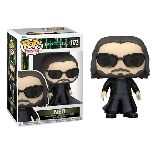 Confezione originale Funko con loghi Matrix Neo colori Grigio nero verde