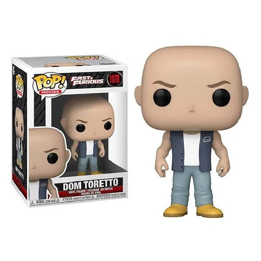 Confezione originale Funko con loghi Fast & Furious dom Toretto colori bianco nero blu