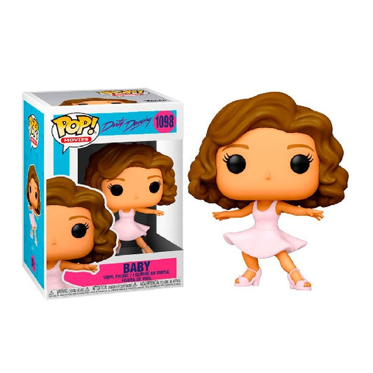 Confezione originale Funko con loghi Dirty Dancing Baby colori bianco marrone azzurro magenta