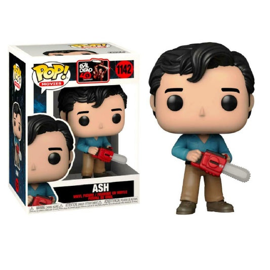 Confezione originale Funko con loghi Evil Dead 40Th Ash colori nero blu marrone