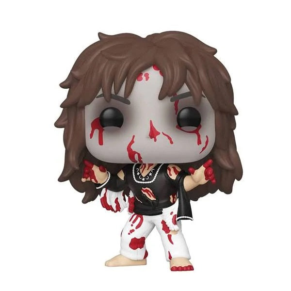 Dettaglio Funko Pop Diary Of A Madman Ozzy Osbourne colori marrone nero bianco rosso grigio