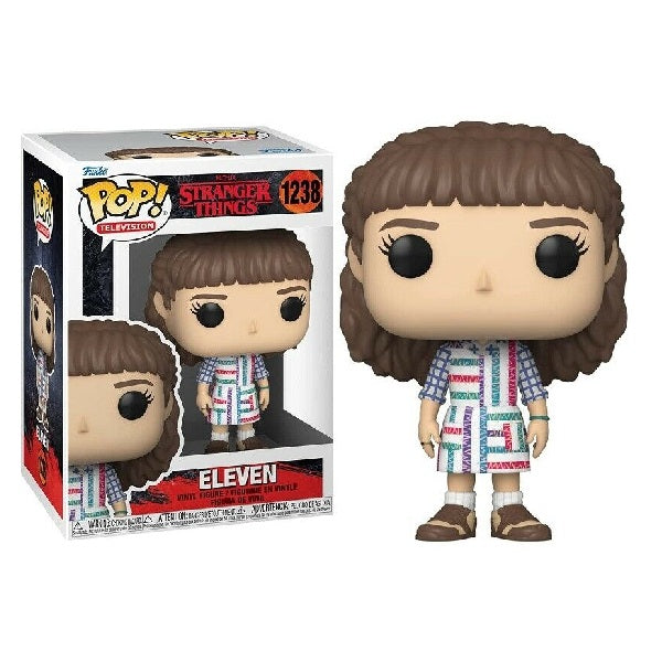 Confezione originale Funko con loghi Stranger Thimgs Eleven colori marrone rosso verde blu