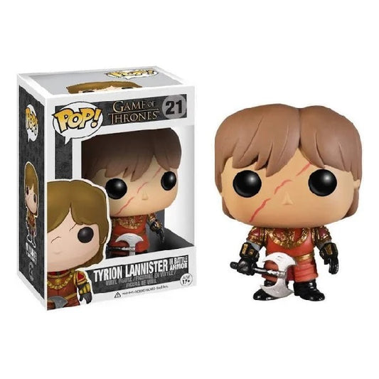 Confezione originale Funko con loghi Game Of Thrones Tyrion Lannister colori marrone rosso nero