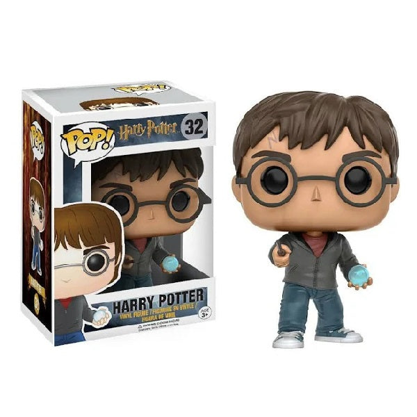 Confezione originale Funko con loghi Harry Potter colori nero marrone blu grigio