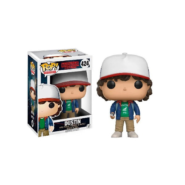 Confezione originale Funk con loghi Stranger things Dustin colori bianco rosso blu verde