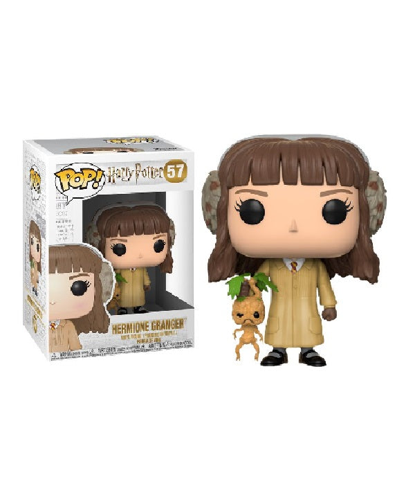 Confezione originale Funko con loghi Harry Poteer Hermione Granger colori marrone nero verde